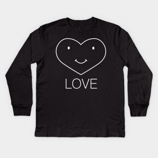 Dandadan Aira Shiratori's Love Hate Kids Long Sleeve T-Shirt